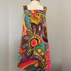 MILLY floral dress with vibrant colors and fun pattern